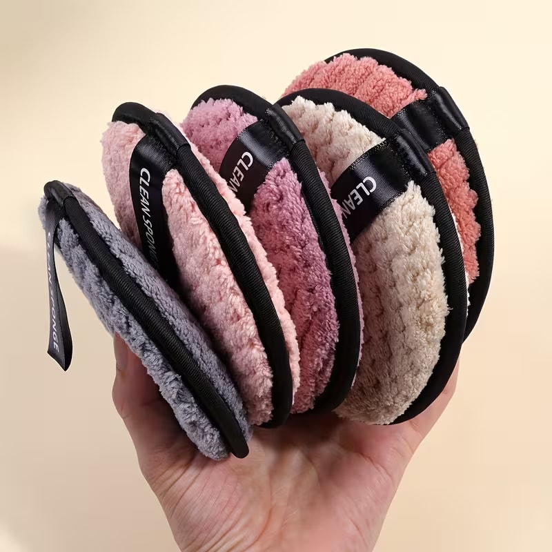 Cleansing Puff Soft Reusable Makeup Remover Pads